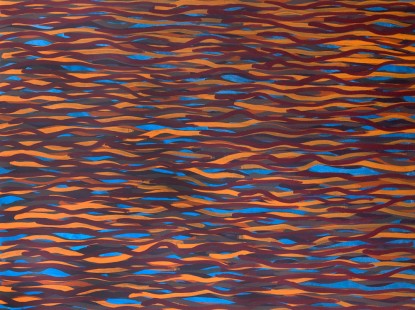 Sol Lewitt, Untitled (Wavy Lines), 2004 